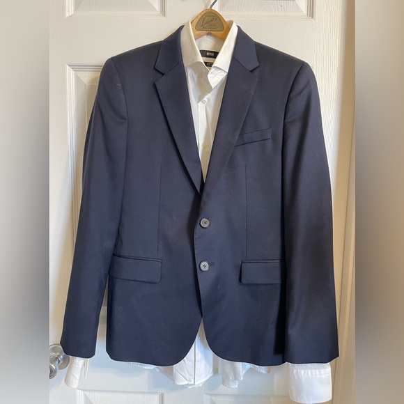 Hugo Boss Suit Set Navy blue Jacket Size 36s/Pants Size 36s - Main Image